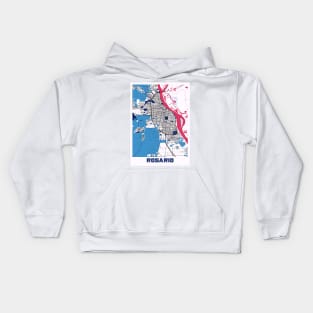 Rosario - Argentina MilkTea City Map Kids Hoodie